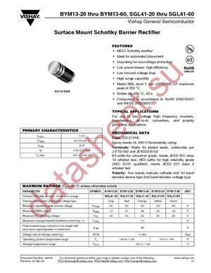 BYM13-30-E3/1 datasheet  